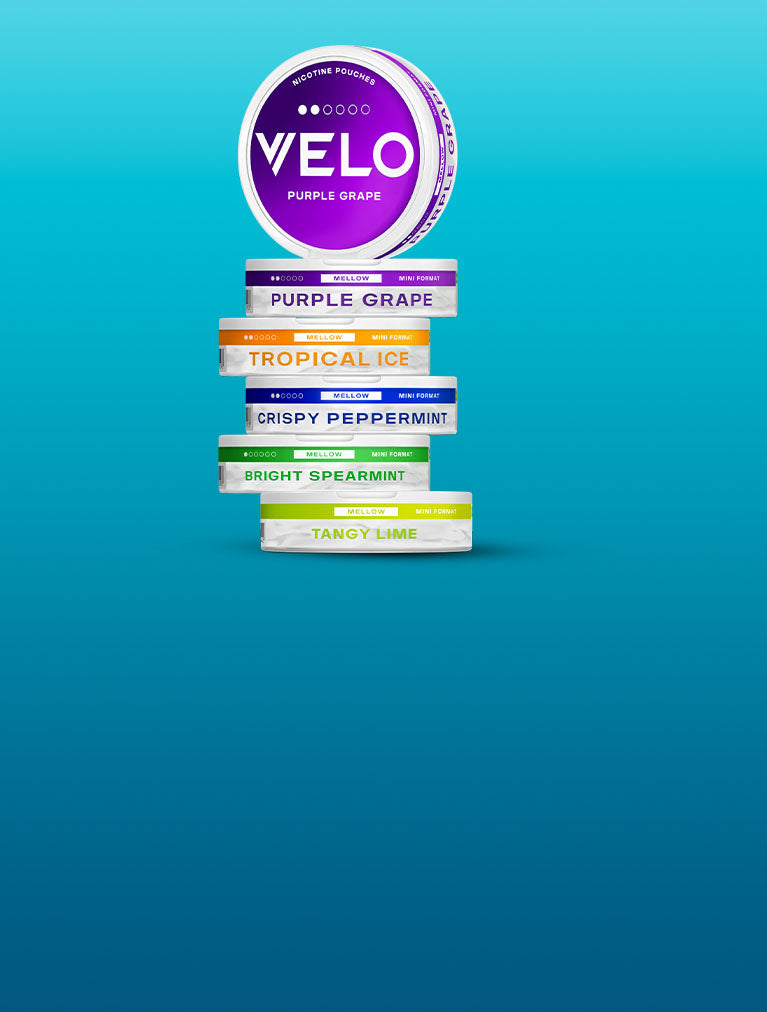 Stacked VELO Cans